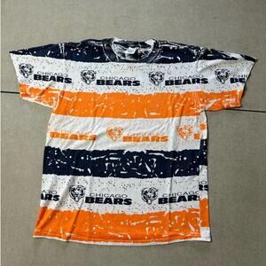 90s Vintage Chicago Bears AOP T Shirt Size XL